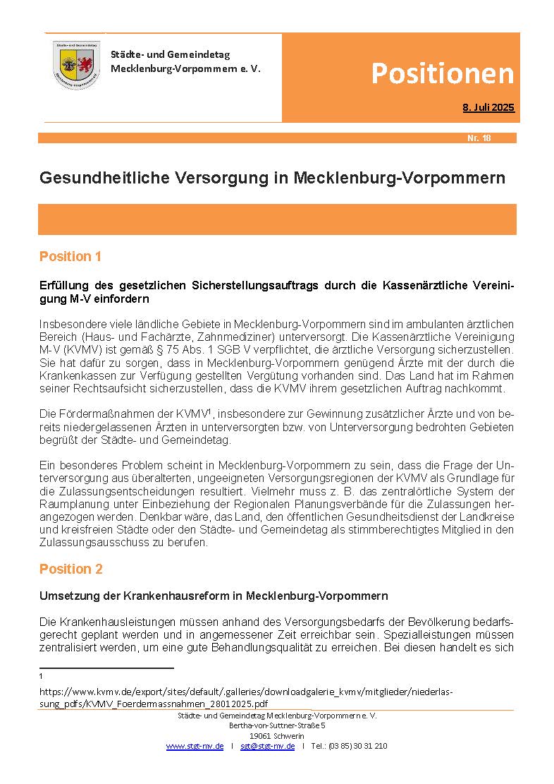 Positionspapier 18